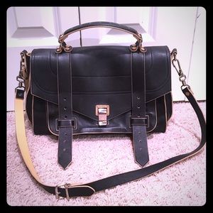 Proenza Schouler PS1 medium black bag